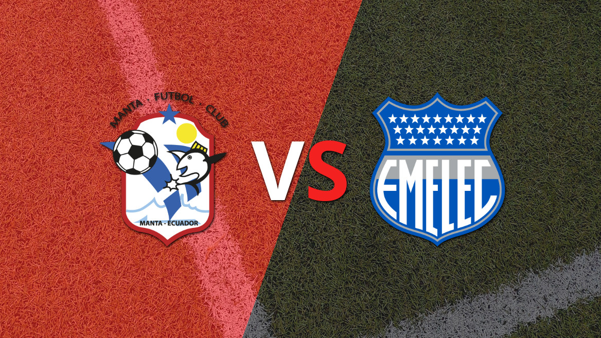 EN VIVO: Manta F.C. logra descontar en el juego que gana Emelec por 4 a 2