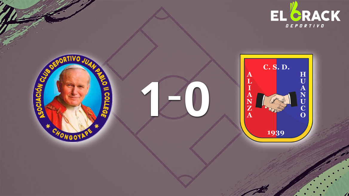 A Juan Pablo II le alcanzó con un gol de penal para derrotar a Alianza Universidad en el estadio Complejo Deportivo Juan Pablo II