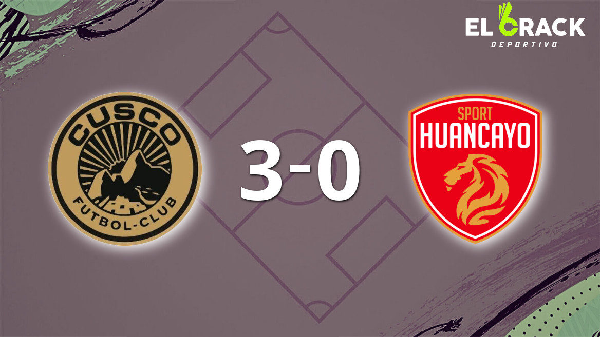 Cusco FC goleó 3-0 a Sport Huancayo con doblete de Facundo Callejo