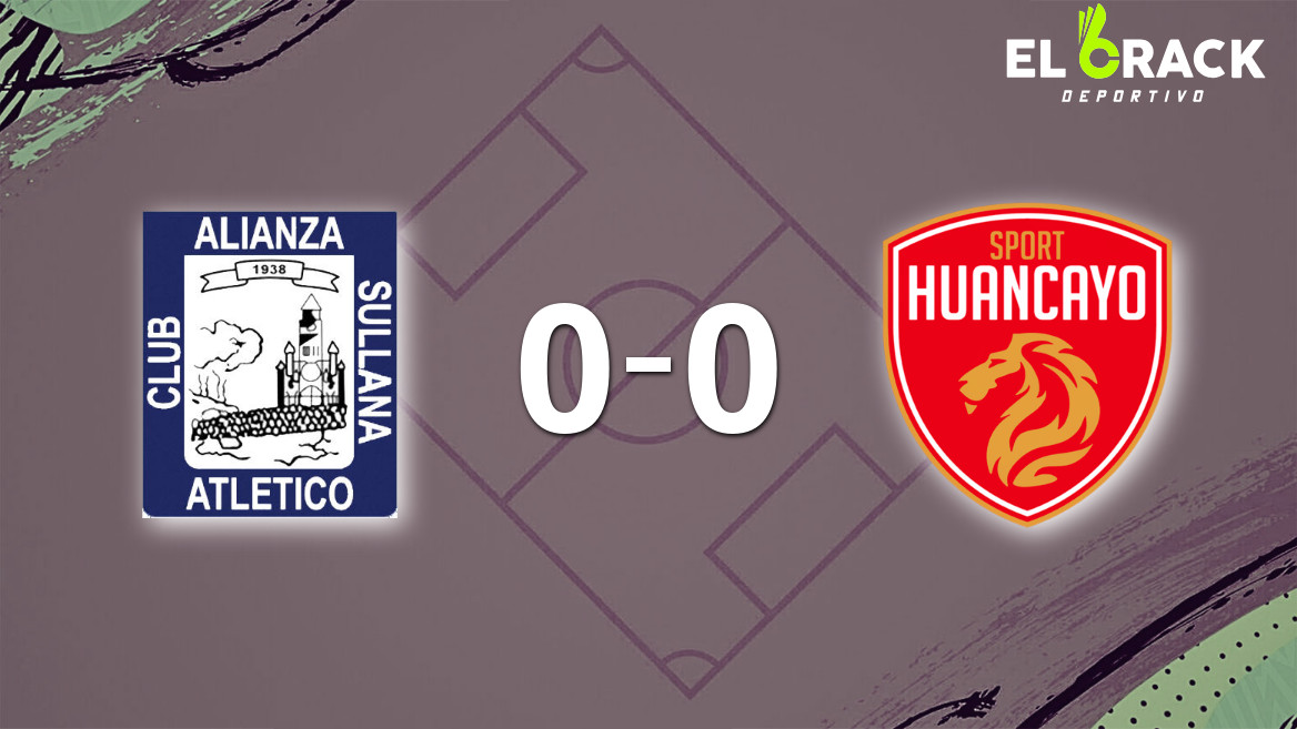 Alianza Atlético y Sport Huancayo empataron sin goles