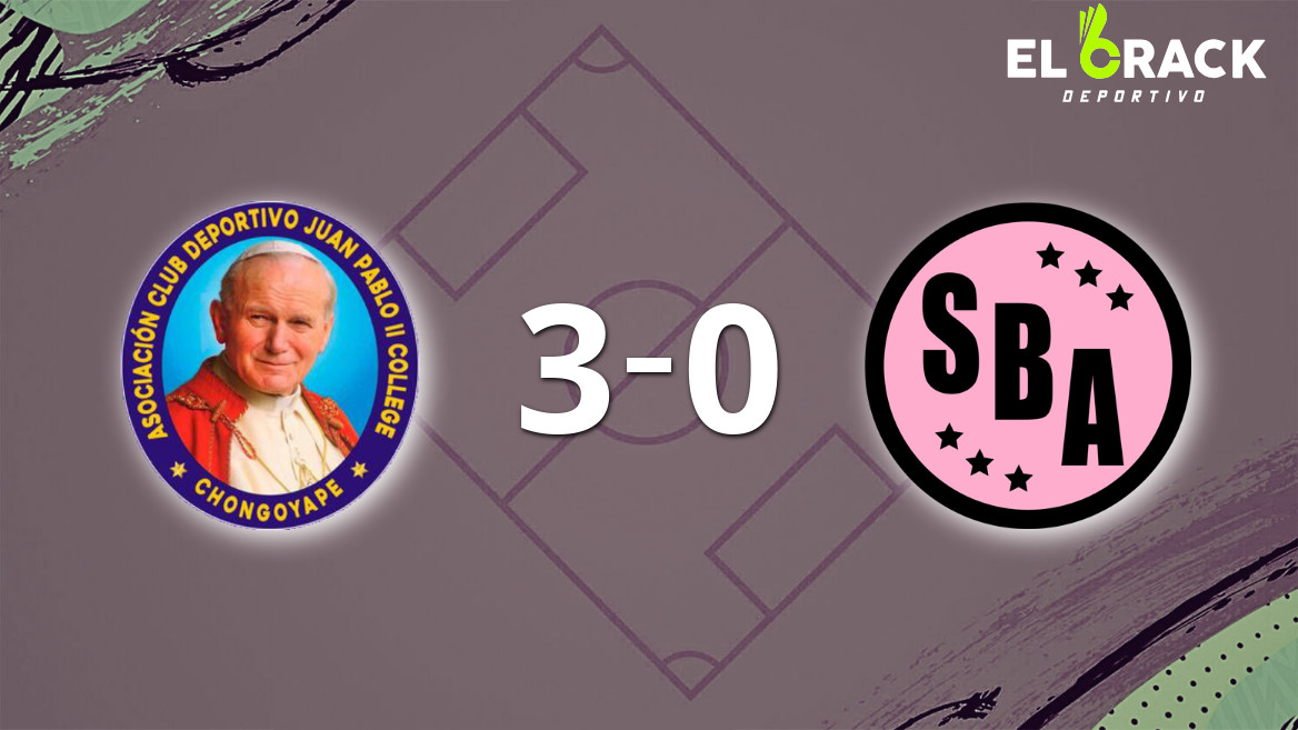 Juan Pablo II fue contundente y goleó 3-0 a Sport Boys
