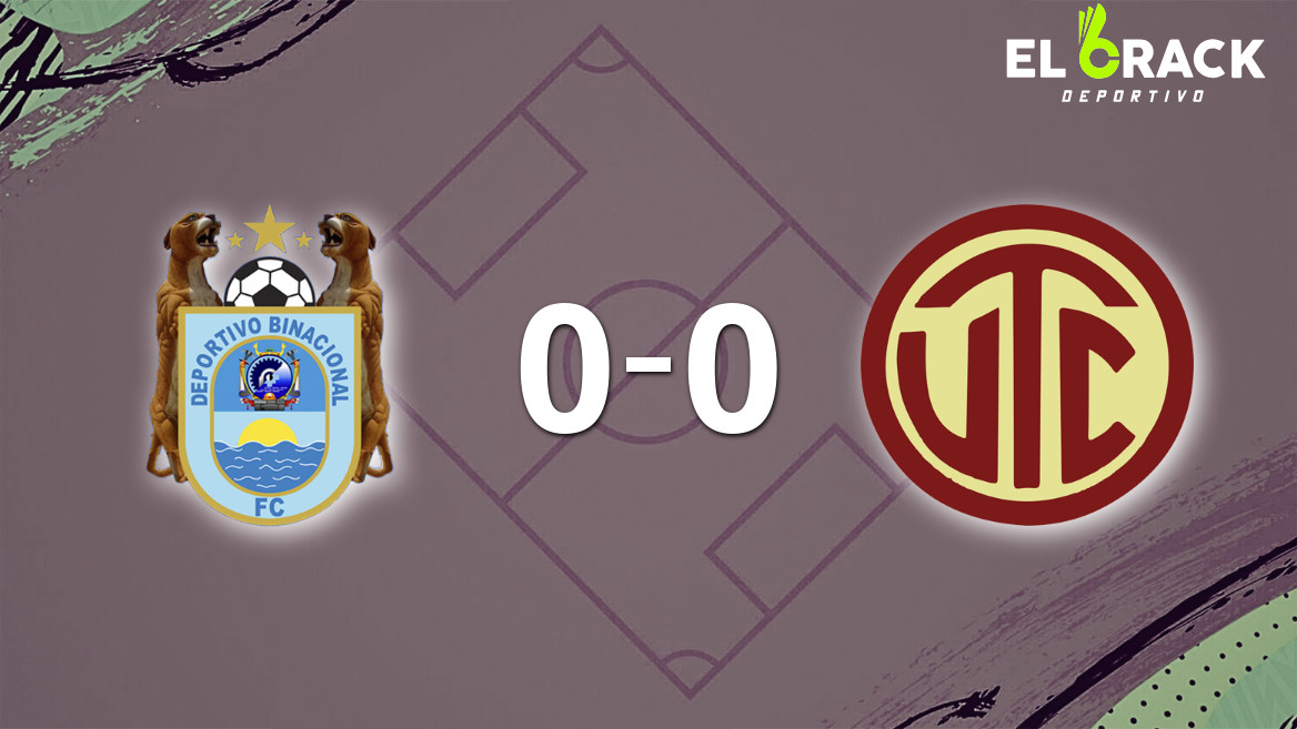 Deportivo Binacional y UTC empataron sin goles