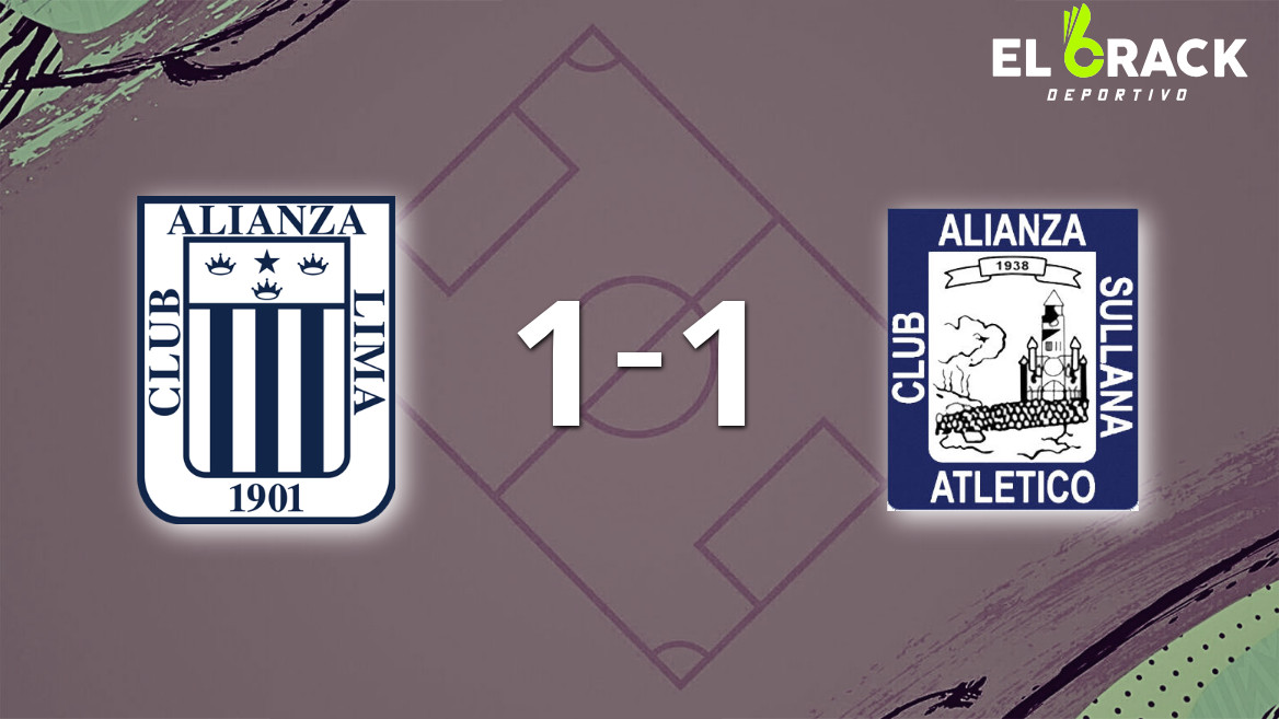 Alianza Lima resolvió su juego de la fecha 2 con un empate 1-1 frente a Alianza Atlético