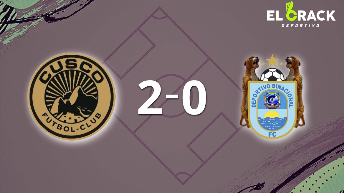 Deportivo Binacional cayó derrotada ante Cusco FC por 2-0