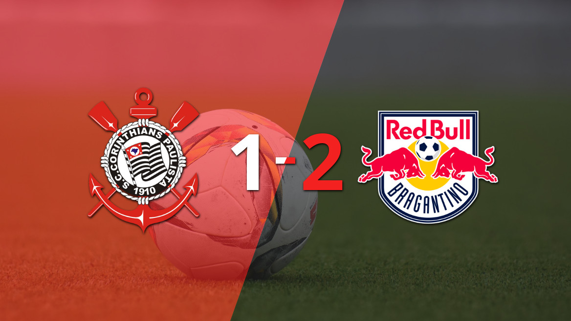 RB Bragantino se impone 2-1 a Corinthians con un tanto en el descuento