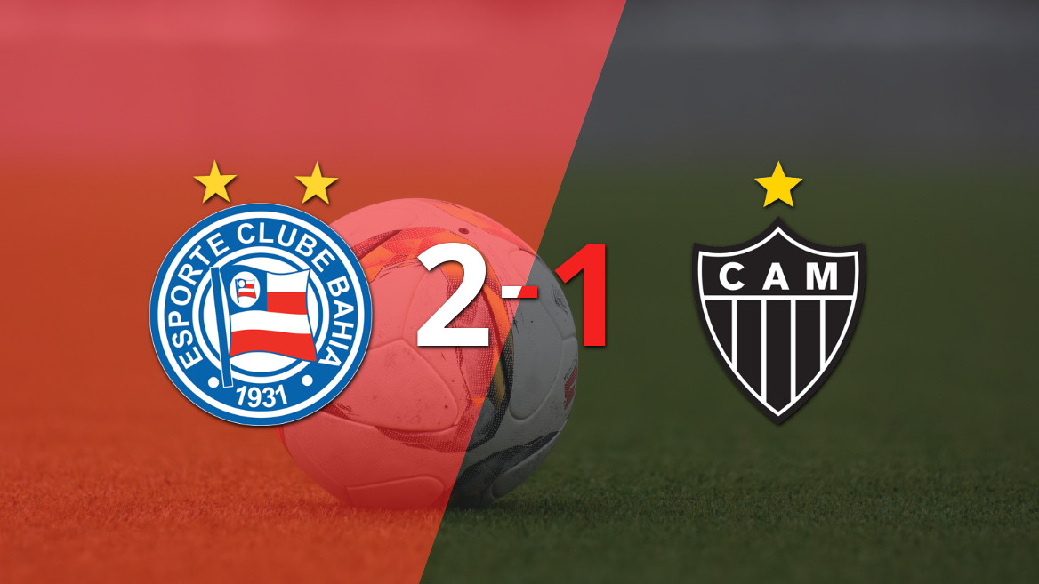 Bahia sorprende a Atlético Mineiro con un gol sobre el final