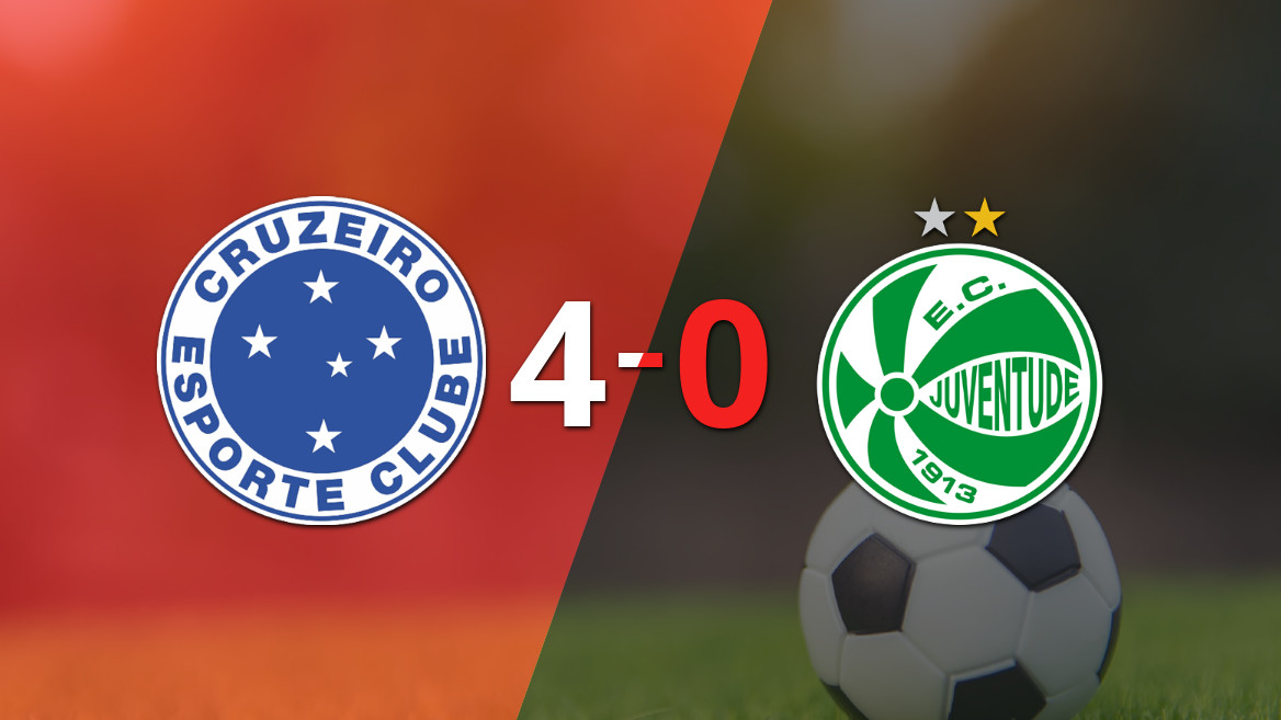 Gabriel Barbosa brilla con un doblete en la aplastante victoria de Cruzeiro sobre Juventude