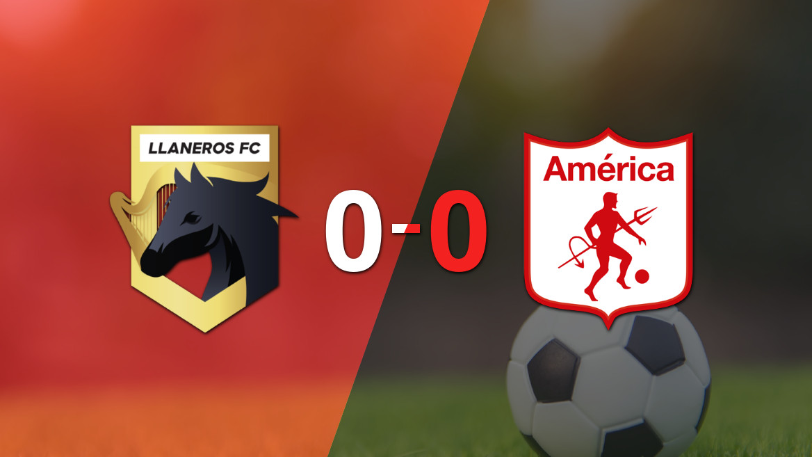 Empate sem gols entre Llaneros FC e América de Cali na abertura do torneio