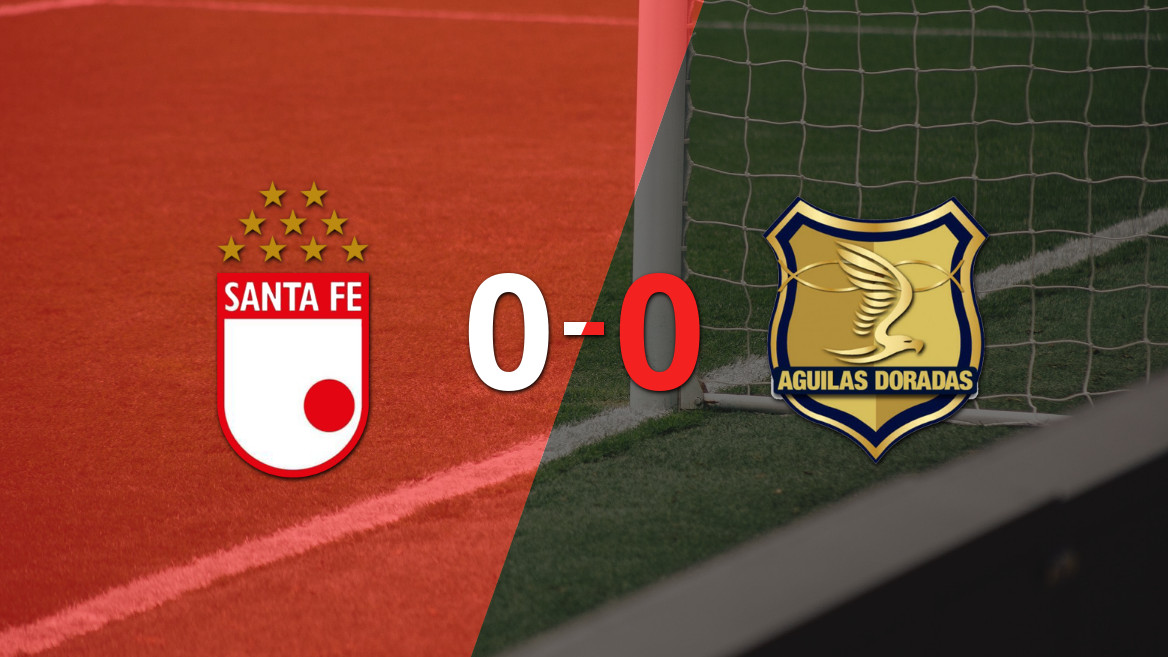 Santa Fe y Águilas Doradas Rionegro empatan sin goles en el Campín