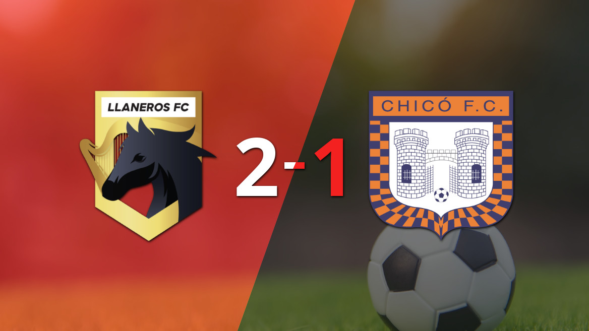 Llaneros FC triunfa sobre Boyacá Chicó com vitória apertada de 2 a 1