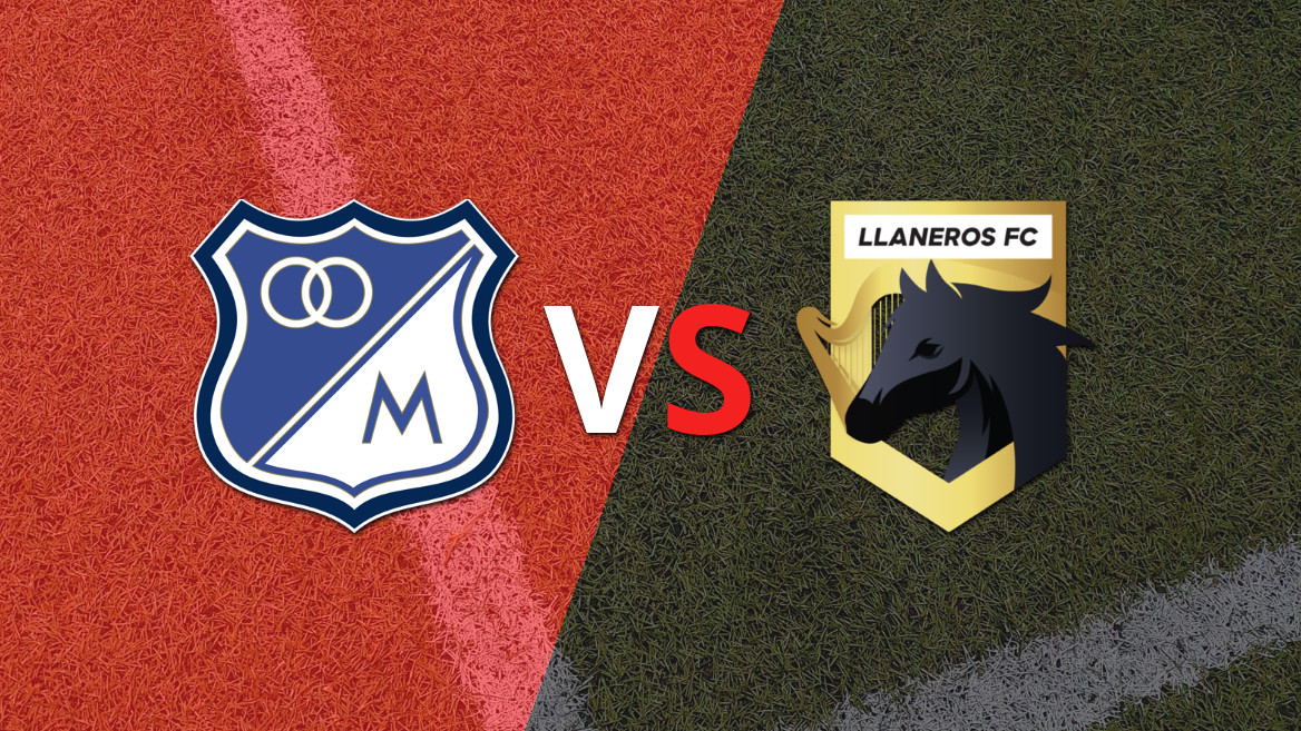 Previo al duelo entre Millonarios y Llaneros FC en el estadio el Campín