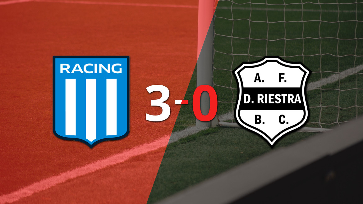 Racing Club avanza a Cuartos de Final tras vencer a Dep. Riestra