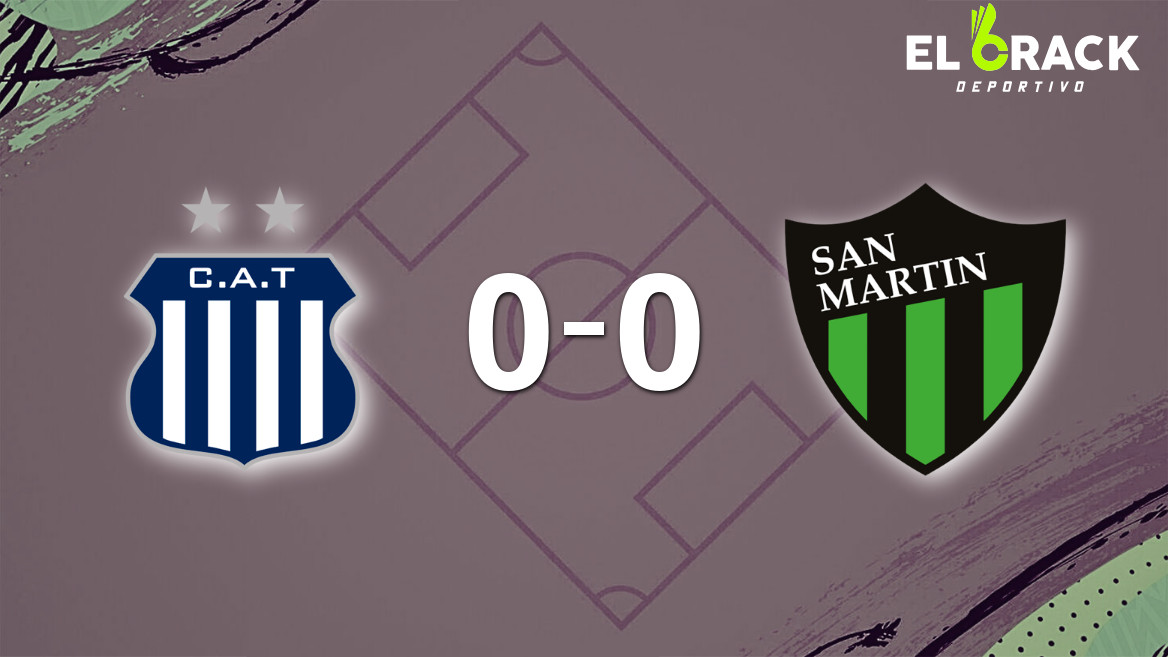 Talleres y San Martín (SJ) empataron sin goles