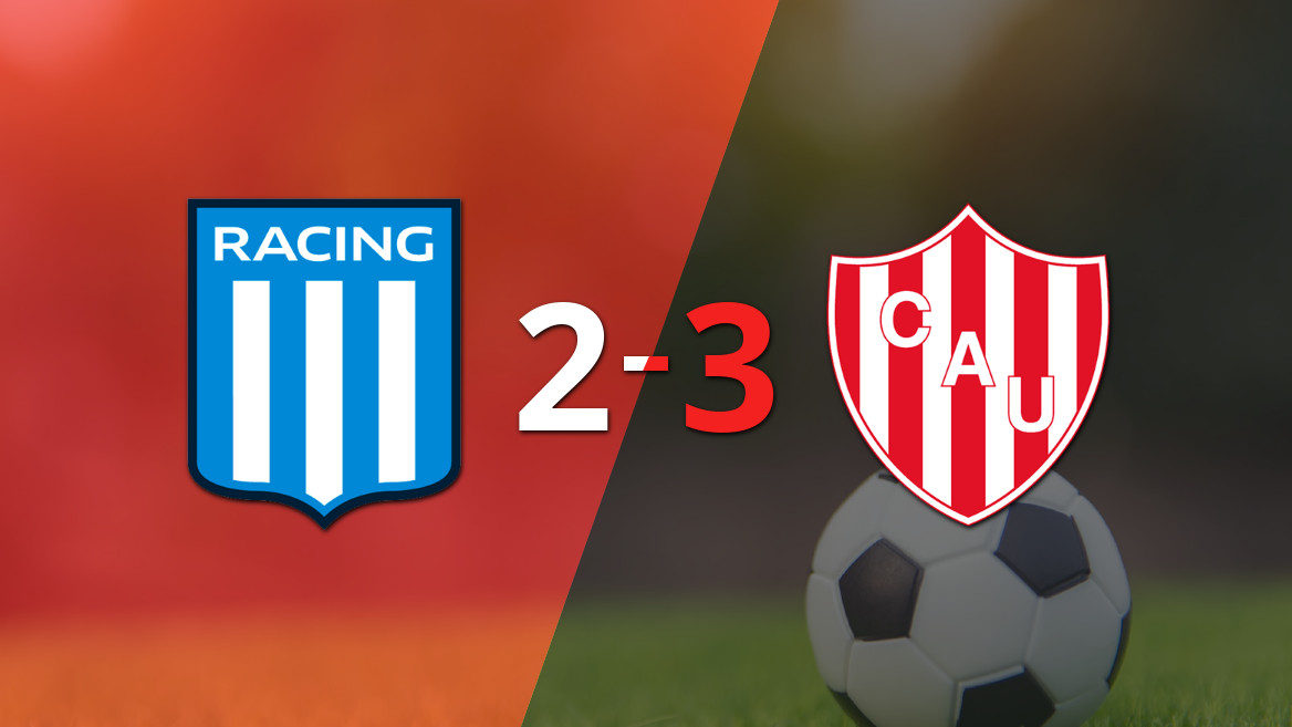Victoria de Unión frente a Racing Club por 3 a 2