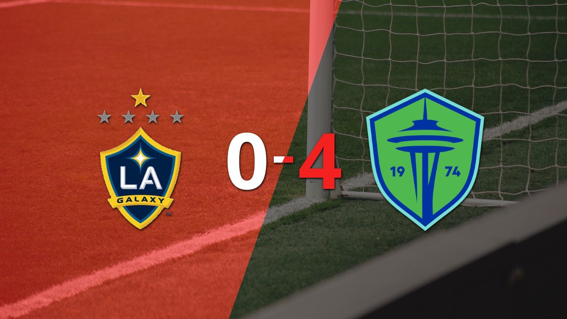 El Seattle Sounders despliega su poder ofensivo y vence 4-0 al LA Galaxy