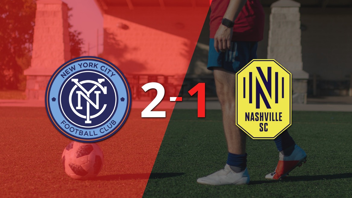 New York City FC supera a Nashville SC con una espectacular remontada