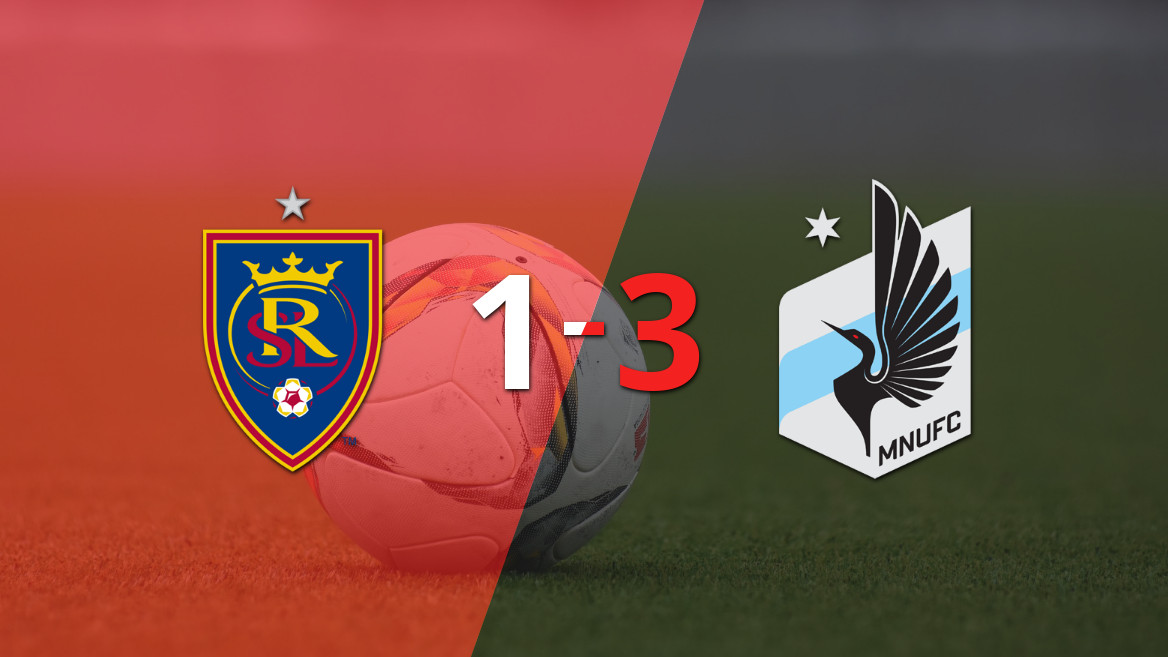 Minnesota United vence Real Salt Lake por 3 a 1