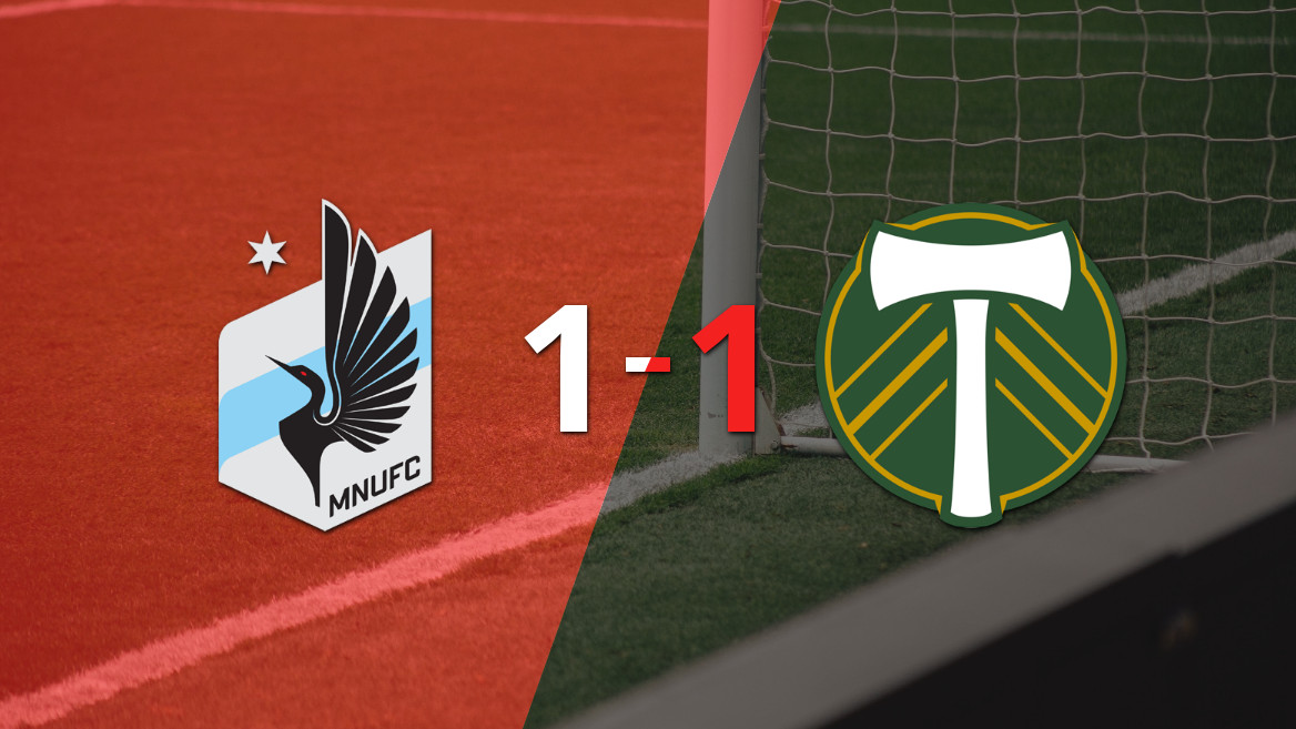 Minnesota United e Portland Timbers empatam em 1 a 1