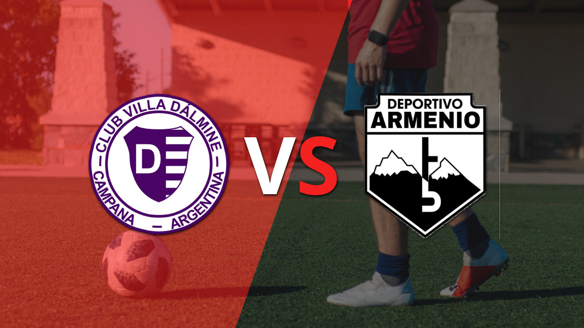 EN VIVO: Segundo tiempo en marcha: Villa Dálmine y Dep. Armenio intentan dejar atrás el empate 1-1