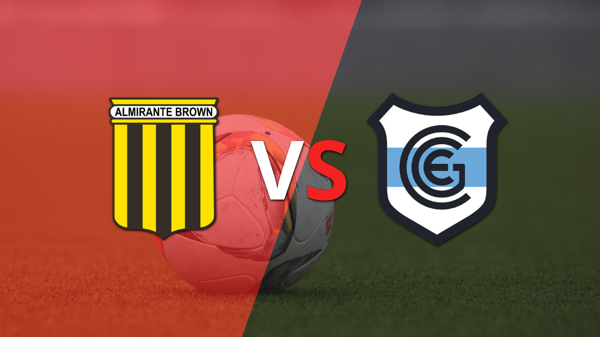 EN VIVO: Cero a cero terminó el partido entre Almirante Brown y Gimnasia (J)
