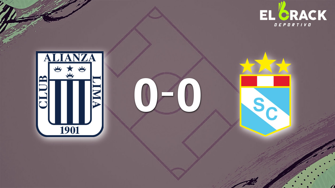 Alianza Lima y Sporting Cristal empataron sin goles