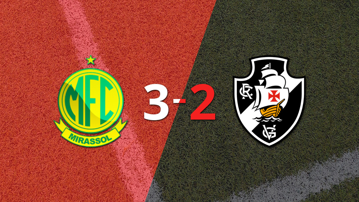 Mirassol Wins 3-2 Against Vasco da Gama