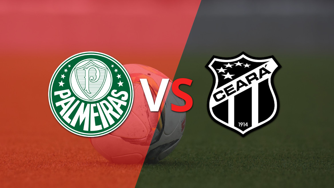 EN VIVO: Palmeiras supera por 2-1 a Ceará tras dar vuelta el partido