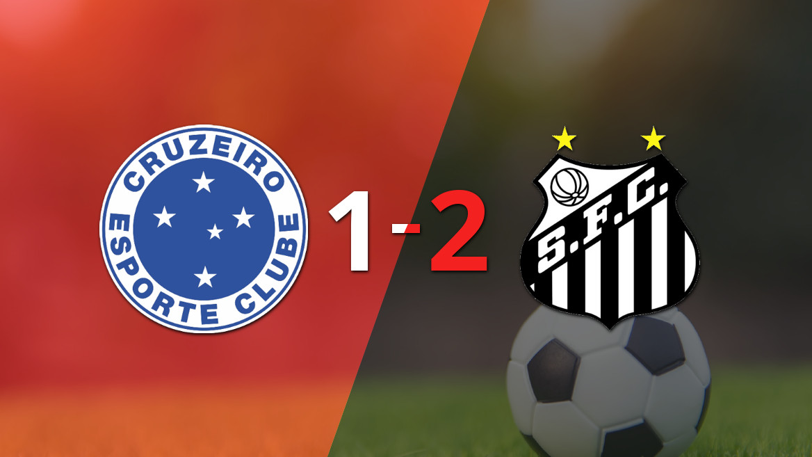 Santos realiza virada e vence Cruzeiro por 2 a 1 com gol no fim
