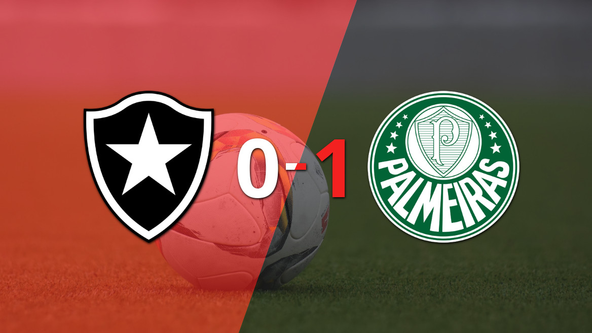 Palmeiras logra un crucial 1-0 sobre Botafogo en el Engenhão