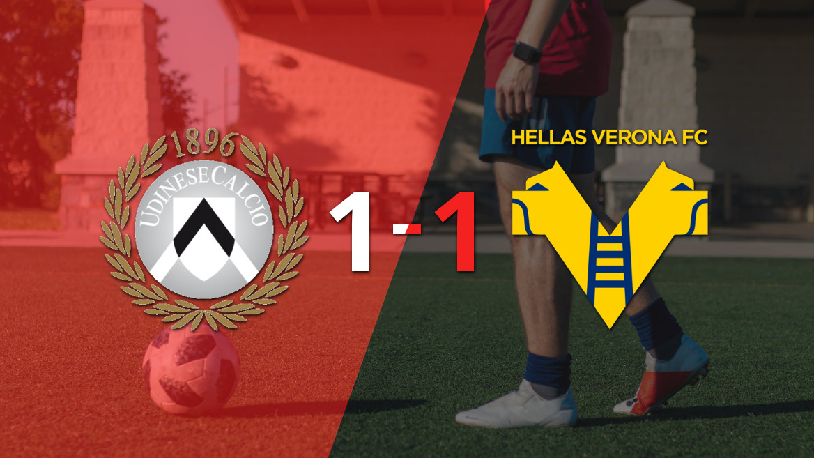 Udinese and Hellas Verona Share the Spoils in 1-1 Draw to Open the Season
