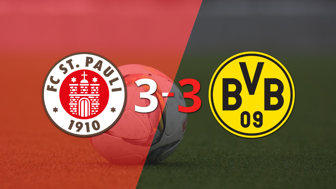 Eric Smith saves FC St. Pauli with a last-minute goal against Borussia Dortmund in tournament opener