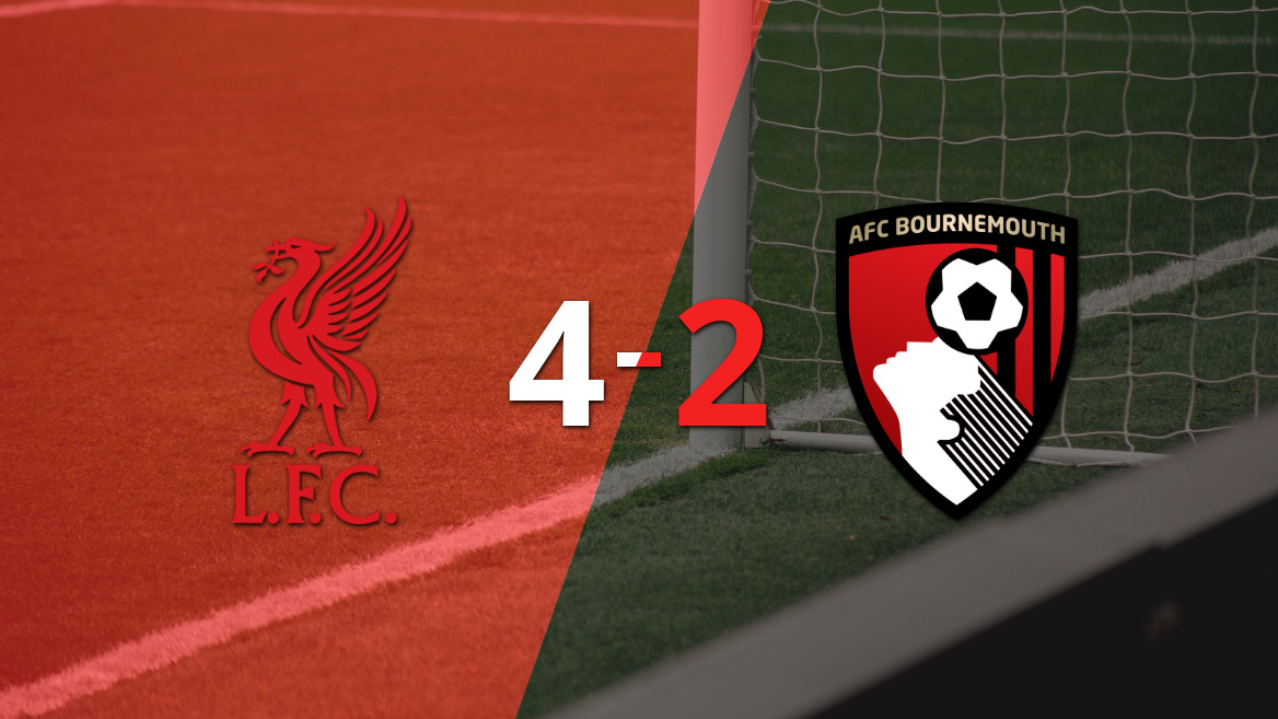 Liverpool vence Bournemouth com gol no último minuto, apesar do brilhantismo de Antoine Semenyo