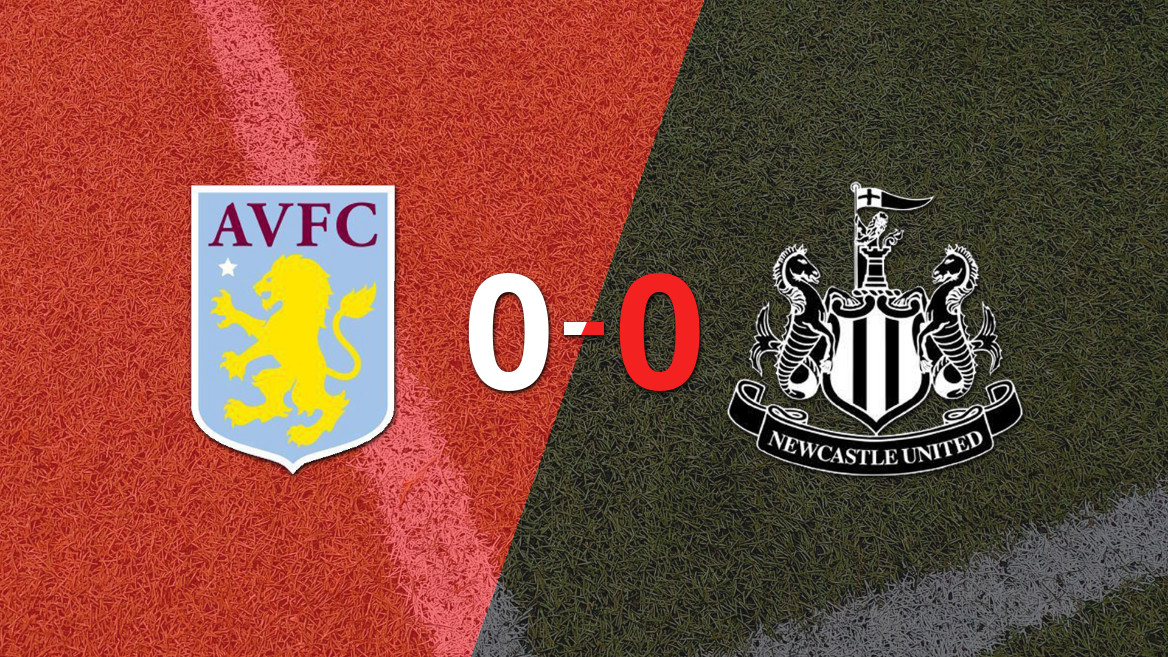 Aston Villa y Newcastle United empatan sin goles en un disputado encuentro inaugural