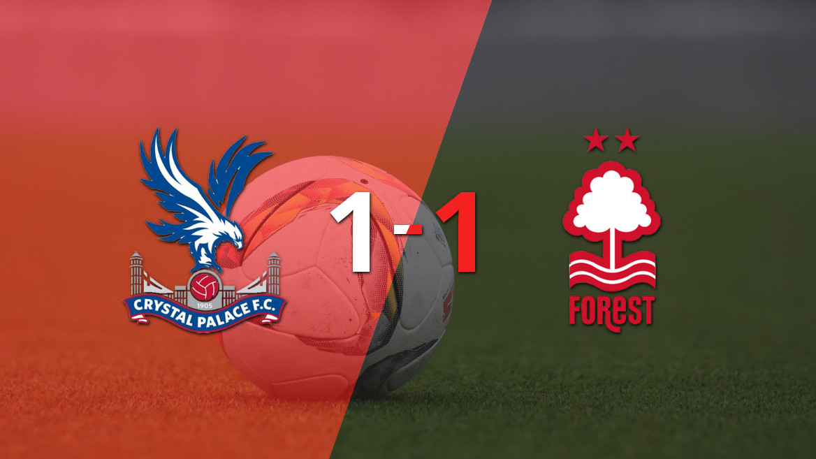 Points Shared in 1-1 Draw Between Crystal Palace and Nottingham Forest