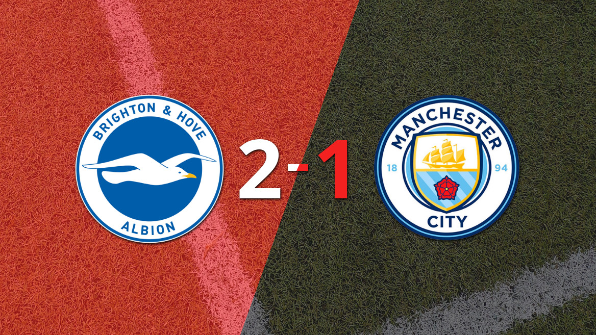 Brighton and Hove Stages Comeback to Defeat Manchester City 2-1 with Last-Minute Goal