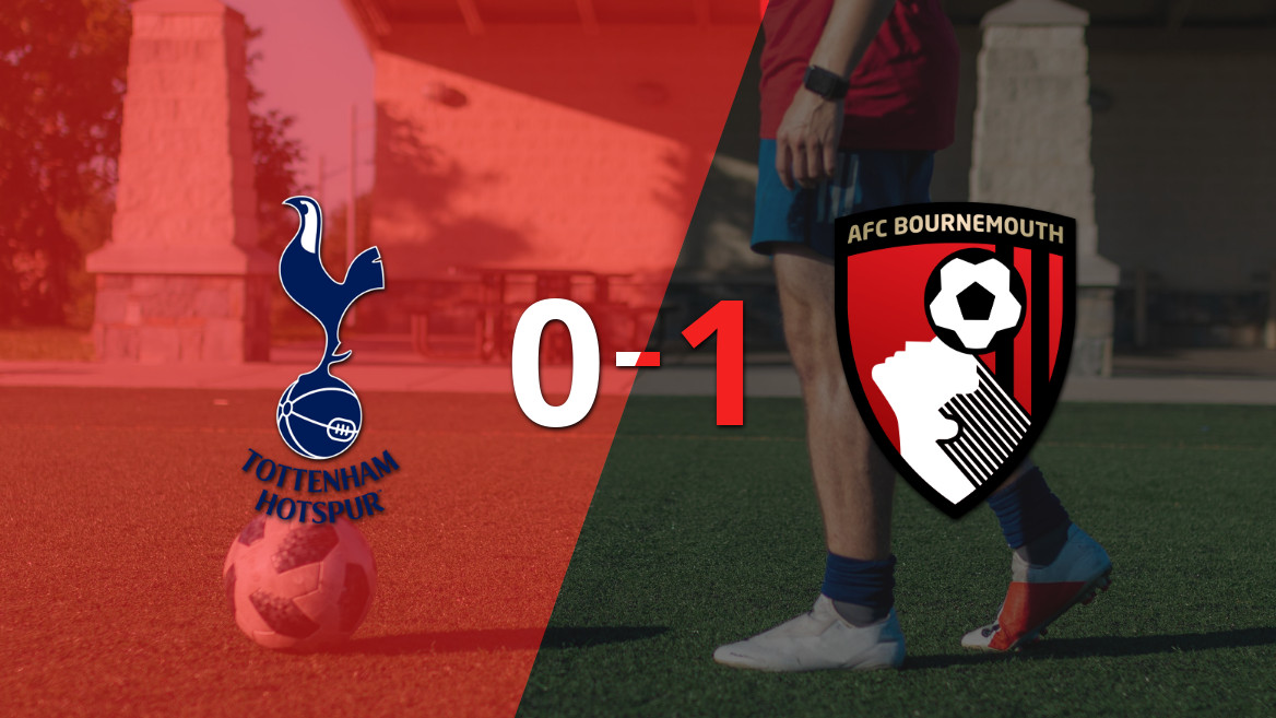 Bournemouth logra una victoria apretada ante Tottenham con un gol tempranero