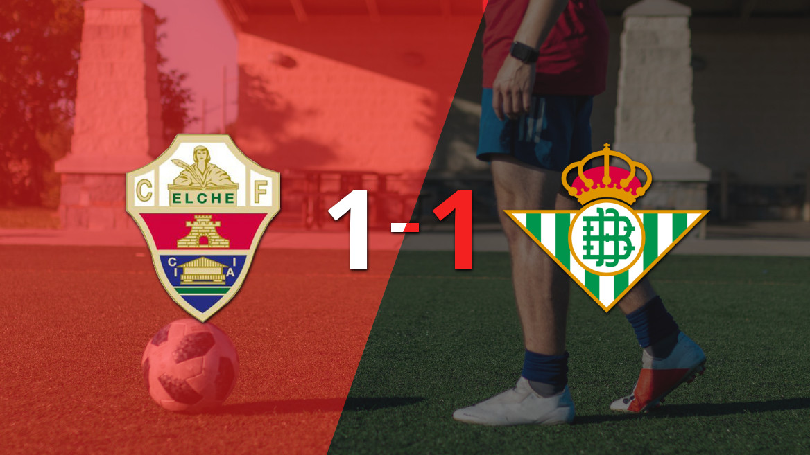 Betis Draws 1-1 Against Elche in Opening Match of La Liga