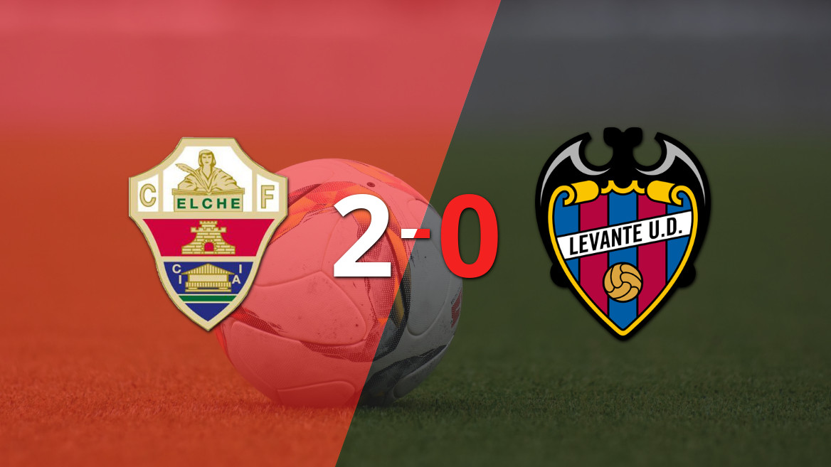 Elche vence Levante com autoridade por 2 a 0
