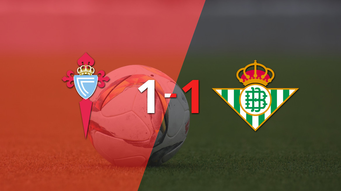 Celta y Betis empatan en Balaídos
