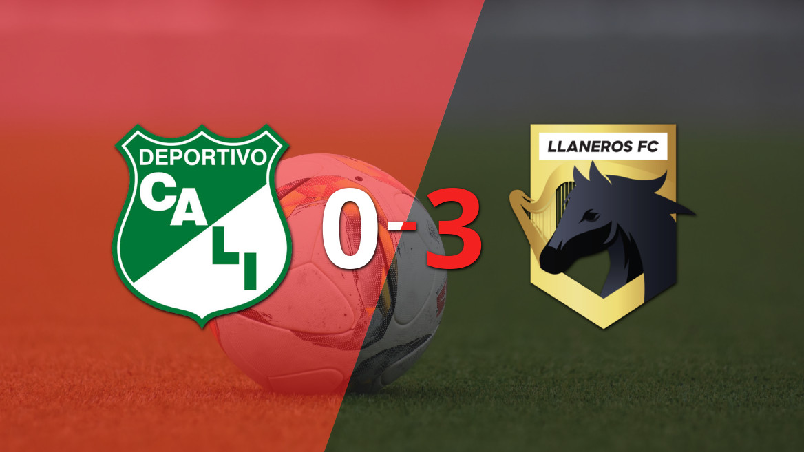 Deportivo Cali enfrenta uma dura derrota contra o Llaneros FC por 3 a 0