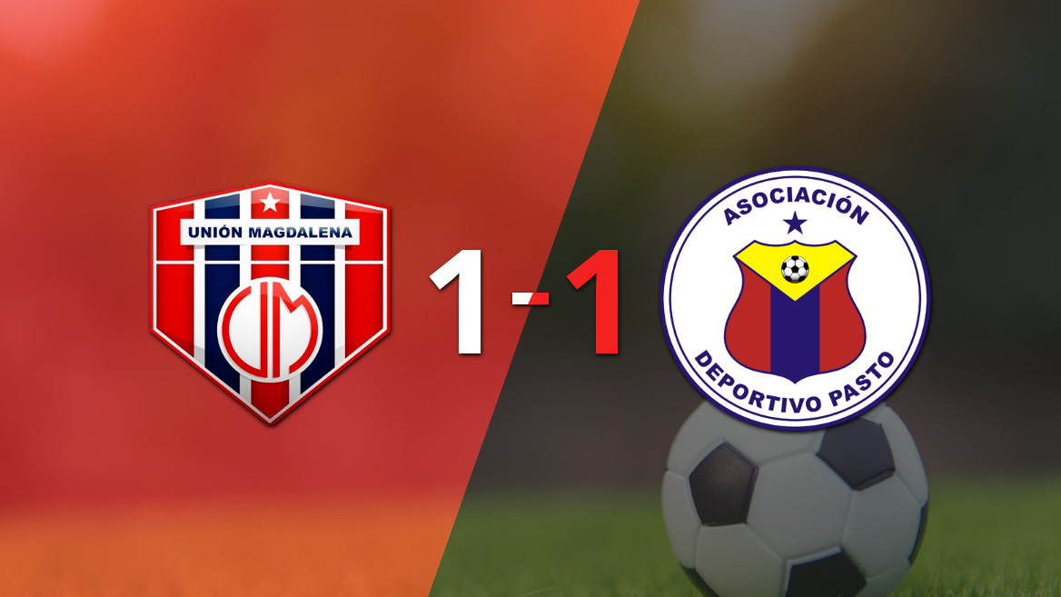 Pasto logra un empate memorable frente a U. Magdalena gracias a Yoshan Valois