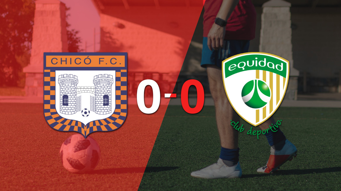 Empate sin goles entre Boyacá Chicó y La Equidad en la Independencia