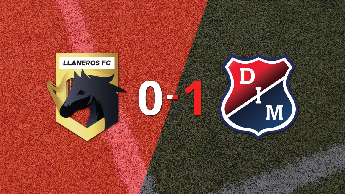 Com gol de Mender García, Independiente Medellín vence Llaneros FC