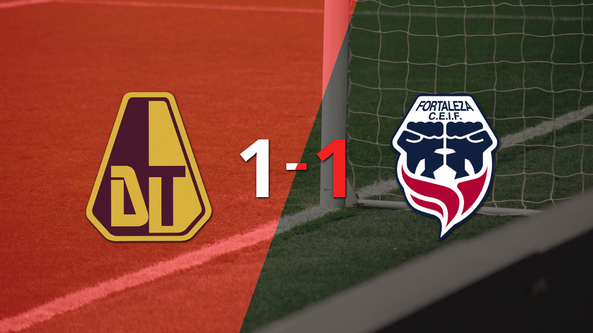 Tolima e Fortaleza FC empatam em 1 a 1