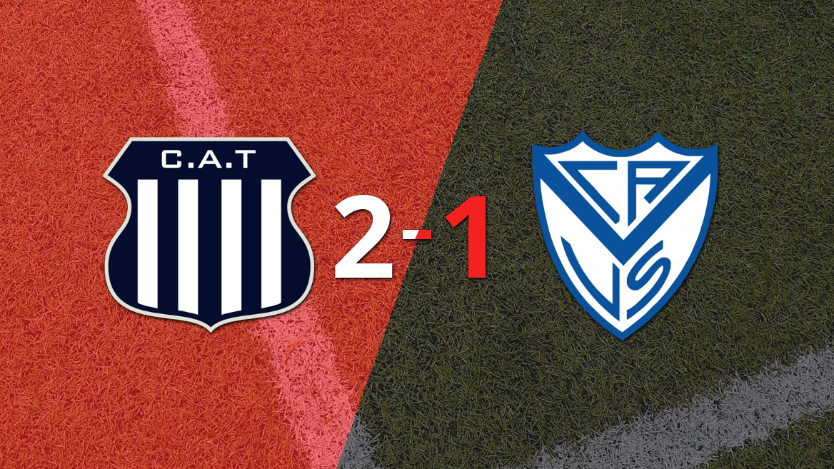 Talleres se impone 2-1 a Vélez con un gol en el tiempo de descuento