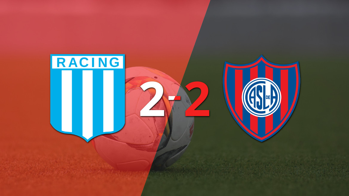 Racing e San Lorenzo terminam empatados em um emocionante confronto