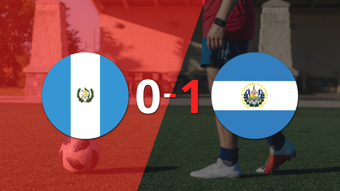 El Salvador se lleva la victoria con un único gol ante Guatemala