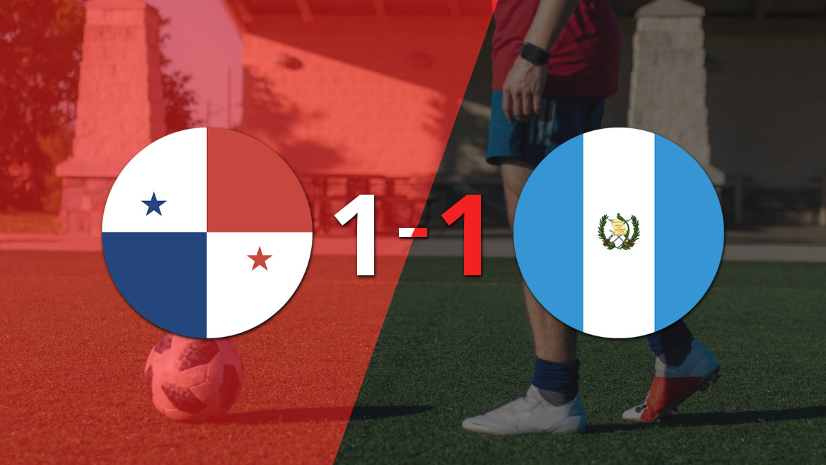 Panamá e Guatemala empatam em 1-1 no Estádio Rommel Fernández