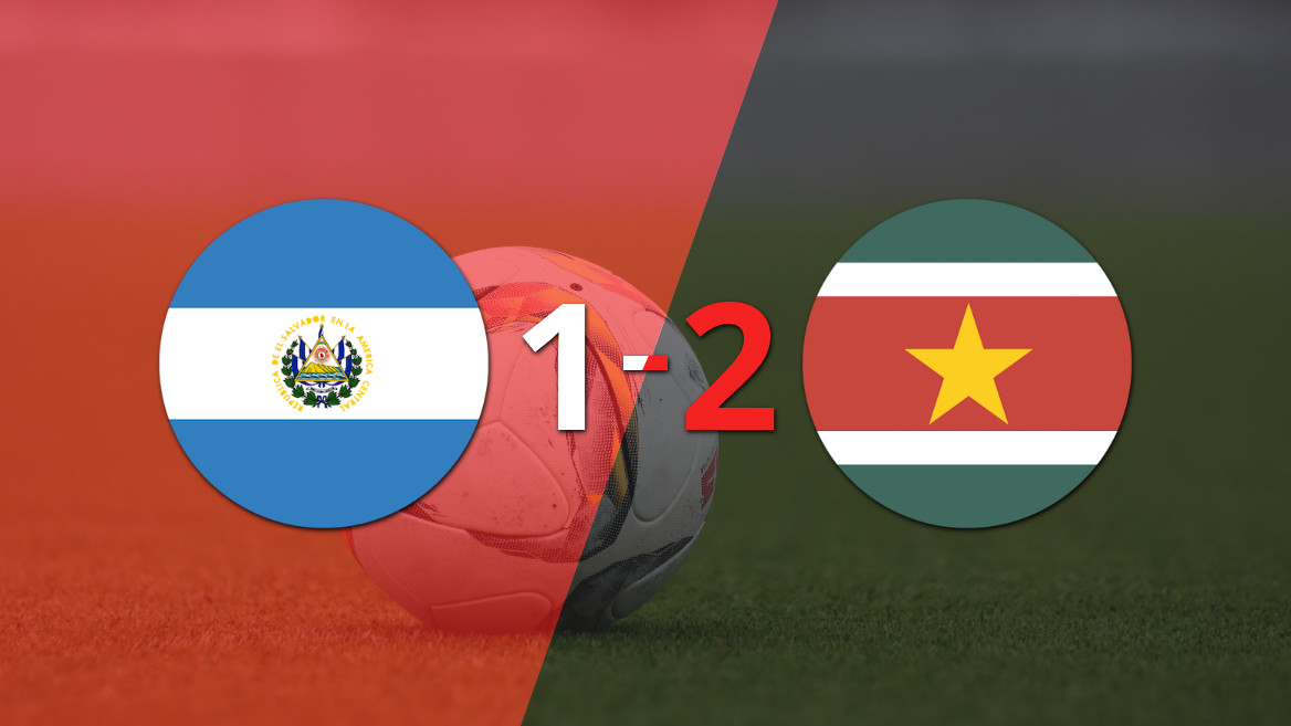 Surinam conquers with a hard-fought 2-1 victory over El Salvador