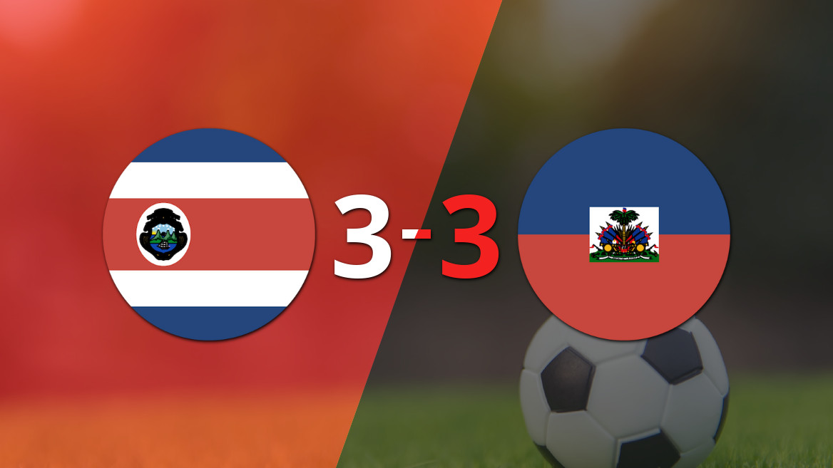 Duckens Nazon brilla con su Hat-Trick en empate entre Haití y Costa Rica